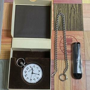 鉄道時計 セイコー SEIKO 懐中時計 手巻き式 21石 6110-0010 