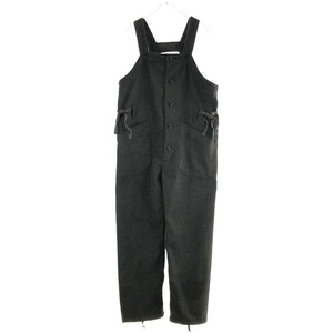 Engineered Garments エンジニアドガーメンツ Overalls Polyester Fake Melton フェイクメルトンオーバーオール グレー XS IT65EO7ZHV6Q