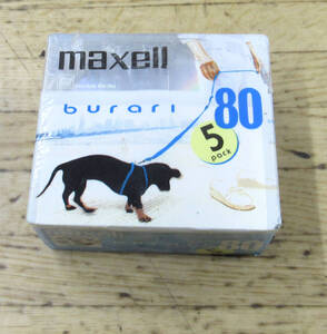 maxell 録音用MD(ミニディスク) burari 80分 5枚 BUMD80.5P