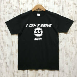 ■ 55MPH Tシャツ■Mサイズ（ブラックxホワイト）FORD CHEVROLET DODGE MOPAR