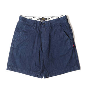 WTAPS ダブルタップス パンツ サイズ:S デニム ワーク ショーツ DENIM SHORTS インディゴ ボトムス ズボン ショートパンツ