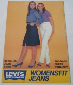 ■Levi’ｓ　ＷＯＭＥＮＳＦＩＴ　ＪＥＡＮＳ　パネル■非売品