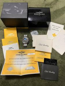 美品　ワンオーナー　ブライトリング BREITLING A13356 クロノマットエボリューション クロノマット　　クロノグラフ 自動巻き 時計 