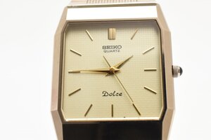 セイコー ドルチェ スクエア ゴールド 9521-5110 クオーツ メンズ 腕時計 SEIKO