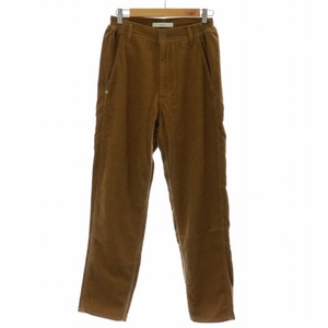 アーキ archi WOOL CORDUROY EASY PANTS イージーパンツ コーデュロイ ウール混 S 茶 ブラウン AW22-C2 /FQ レディース