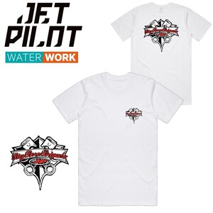 ジェットパイロット JETPILOT 2024 Tシャツ 送料無料 ビッグ ボア ブリゲード S/S Tシャツ W24602 ホワイト 3XL