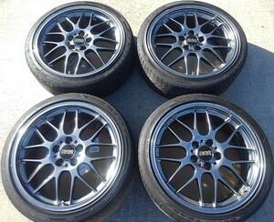 ★BBS 鍛造 FORGED RG-R RG775H 225/45R19 8J 5H/PCD114.3 IS+42 夏タイヤ付ホイールセット アルファード,ヴェルファイヤ,エスティマ等★