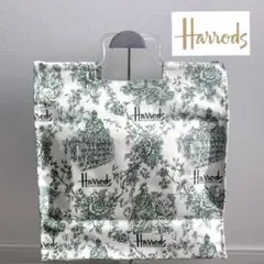 Harrods ハロッズ　トワルドジュイ　バッグ　大きい　大容量　グリーン