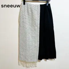 sneeuw ストールmixスカート