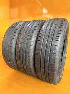 森商会No.40佐賀発 送料無料！DUNLOP 205/65R16 95H 2020 3本set ダンロップ 7mm 倉庫保管 直接引取OK！ 溝 室 バリ山 夏タイヤ 新品近い！