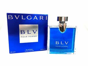 未使用　ブルガリ　BVLGARI　BLV　POUR HOMME　ブルー　プールオム　オードトワレ　スプレー　100ml　YK-7406