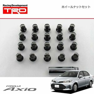 TRD ナットセット カローラアクシオ NKE165 NRE161 17/10～19/9 16インチホイール付車、除くキー付ホイールナット(純正用品)付車