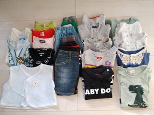 子供服　まとめ売り　大量　送料込　70～80サイズ　肌着　Tシャツ　中古　出産準備　子ども