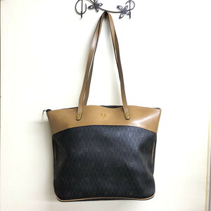 【中古美品】　ヴィンテージ　Christian Dior ディオール　ショルダーバッグ　トート　オールド　ハニカム柄(N60614_11_100y)