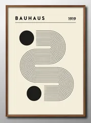 14408 ポスター アート おしゃれ 絵画 インテリア バウハウス BAUHAUS A3サイズ 北欧 イラスト マット紙 艶消し アートパネル 額 フレーム デザイン 壁掛け