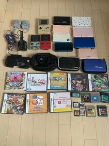 【ジャンク品】3DS/3DSLL/DSi/DSLite/ゲームボーイ 本体11台　ソフト　まとめて出品　任天堂　ニンテンドー