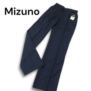 【新品 未使用】 Mizuno ミズノ 通年★ ストレッチ ストレート スラックス パンツ Sz.S　メンズ ネイビー 日本製 ゴルフ　A4B05364_A#R