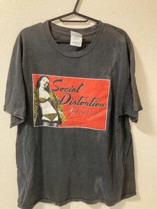 2000s Social distortion band T-shirt ソーシャルディストーション