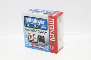 maxell 3.5型フロッピーディスク 10枚入り MFHD18.D10P DOS/V.DOS18 2HD 6-G085/1/60P