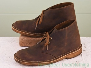 Y169◆レディース クラークス Clarks デザートブーツ 茶 ブラウン US8 25cm