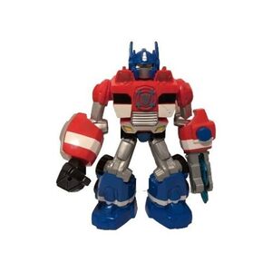 2012 Transformers Optimus Prime Talking Rescue Bot Hasbro Playskool 10" 海外 即決