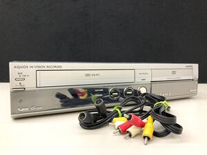 SHARP シャープ DV-ACV32 VHS一体型ビデオデッキ、DVDレコーダー、ダビング10 2006年製 YJ4