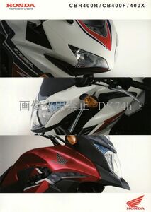 HONDA CBR400R, F, X 14.11 [絶版] カタログ＋AC　NC47