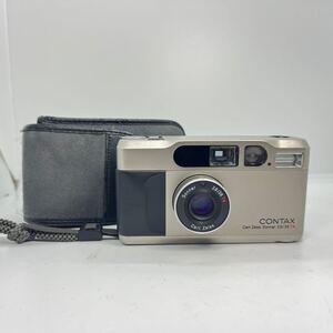 CONTAX T2 コンパクトフィルムカメラ コンタックス Carl Zeiss Sonnar 2.8/38 T 通電OK ジャンク