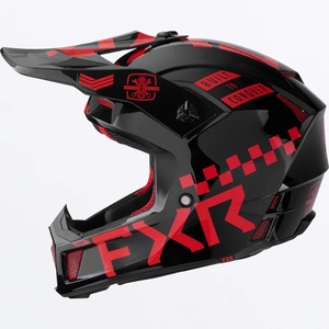 FXR Racing カナダ CANADA スノーモービル CLUTCH GLADIATOR 軽量フルフェイス ヘルメット 赤 NUKE RED XLサイズ 約61-62cm 新品未使用