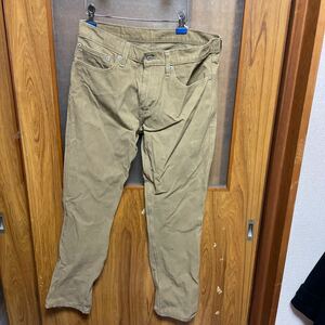 リーバイス　511 コーデュロイ ストレッチ パンツ ベージュ w34