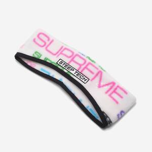 supreme north headband ヘアバンド 白XPINK S-M