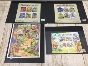 ◇切手 《未使用品あり》くまのプーさん 4点 POOH AND FRIENDSほか 海外 5L20 【80】