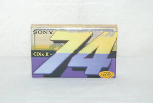 新品 未開封 SONY CDIXⅡ ハイポジ C-74CDX2E カセットテープ ハイポジション クロム クロムテープ