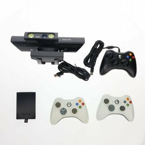 【同梱不可】【訳あり】Xbox360周辺機器まとめてセット(コントローラー、キネクト、ハードディスク500GBなど) 60500325