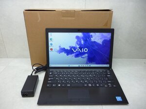 ☆良好品☆1円☆VAIO VJS132C11N☆Celeron 3865U 1.80GHz/4GB/SSD128GB/高解像度1920x1080/無線/Bluetooth/カメラ/Office/Windows11 Home☆