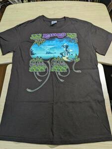 【服飾】 ビンテージ レア Tシャツ バンド 当時物? YES Yessongs GILDAN S 茶 半袖