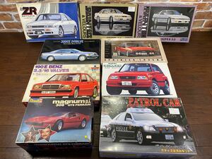 ♪♪ジャンク車プラモデル 1/24 ソアラ/スープラ/パトカー/86トレノラリー/ベンツ/マグナムp.i./R33スカG など まとめ品 C♪♪