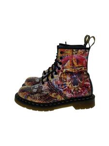 Dr.Martens◆1460/CBGB x OMFUG /レースアップブーツ/UK4/マルチカラー