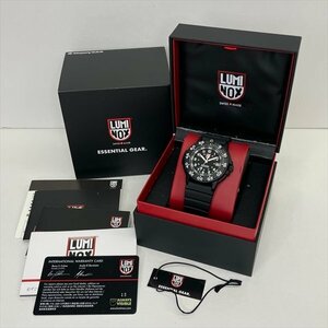 LUMINOX ルミノックス ネイビーシールズ 3000シリーズ Ref:3001.XQ 日本限定モデル メンズ腕時計 QZ クォーツ 稼働品 箱/保証書付き 極美品