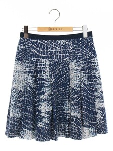 フォクシーニューヨーク collection スカート 34351 Skirt カットワーク 総柄 38 AUC24 ITUS2INYTLS1