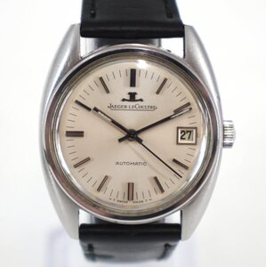 ◆ 稼働品 JAEGER LECOULTRE / ジャガールクルト 564-42 自動巻き 3針 デイト 箱付き シルバー文字盤 ブラック系 ヴィンテージ 146175