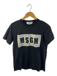 MSGM◆Tシャツ/S/コットン/BLK/3441MDM520G