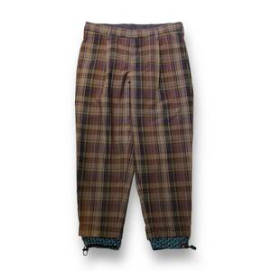 22ss kolor layered check pants レイヤードチェックパンツ サイズ1 カラー 店舗受取可