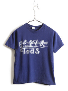 60s 70s USA製 ビンテージ ■ スプルース プリント 半袖 Tシャツ ( M メンズ レディース XS 程) 古着 Spruce 半袖Tシャツ バンドT ロックT