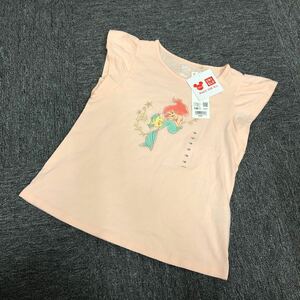 即決 新品 タグ付き UNIQLO GIRLS UT Disney アリエル 半袖