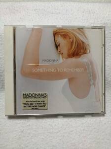 【廃盤CD】Madonna Somthing To Remember 独オリジナル　マドンナ　サムシング・トゥ・リメンバー　ステッカー付