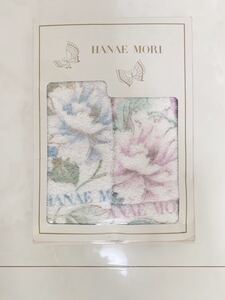 HANAE MORI ハナエモリ　フェイスタオル バスタオル タオルハンカチ 34cm 34cm 未使用