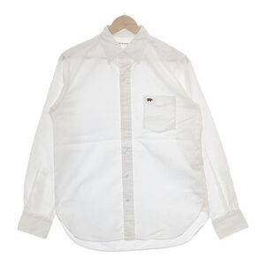 SCYE BASICS FINX COTTON OXFORD B.D. COLLAR SHIRT 定価20900円 5120-33530 長袖シャツ ホワイト サイベーシックス 5-0104M F97674