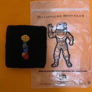 新品　未使用　BBC ICECREAM billionaire boys club ビリオネアボーイズクラブ リストバンド　黒