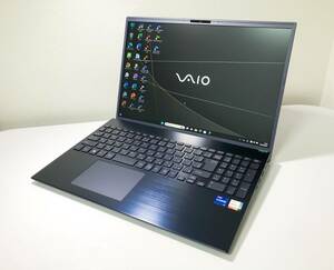 最新 office2024搭載 VAIO F16 VJF1618 2023年6月発売モデル i7 1355U 1.7Ghz メモリ16GB/新品 2TBwin11 pro/16型ネイビーブルーAdobe2024